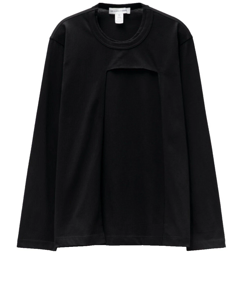 Negro de Algodón Suéteres Comme Des Garcons para hombres