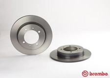 Genius Rear Brake Discs Fits Volvo V40 S40 Mitsubishi Space Star Carisma