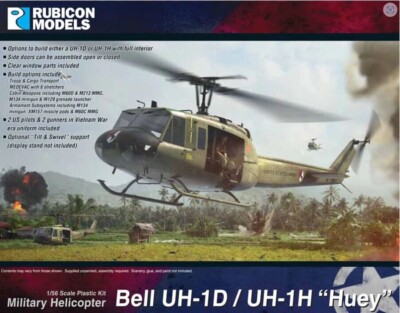 Rubicon Models 1/56 Bell UH-1D / UH-1H ''Huey'' - 280119