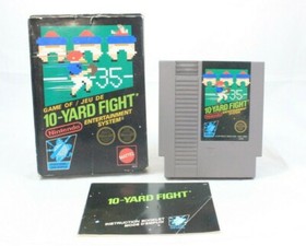 10-Yard Fight (NES, 1985) 5 Screw Hangtab Box CIB Complete