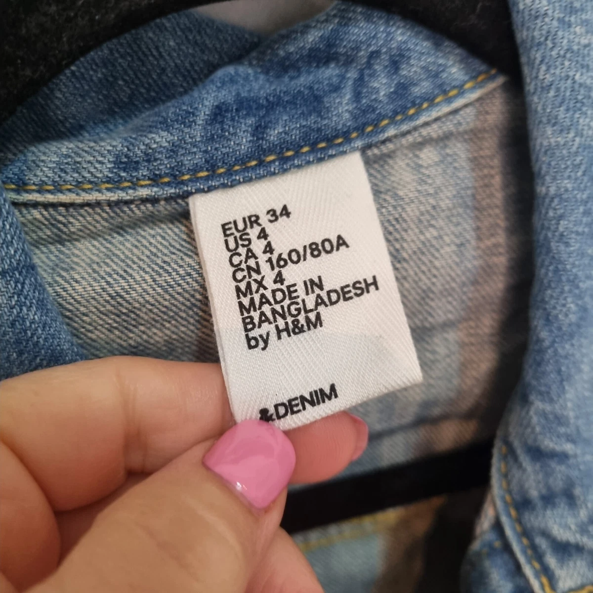H and m jean hotsell jacket