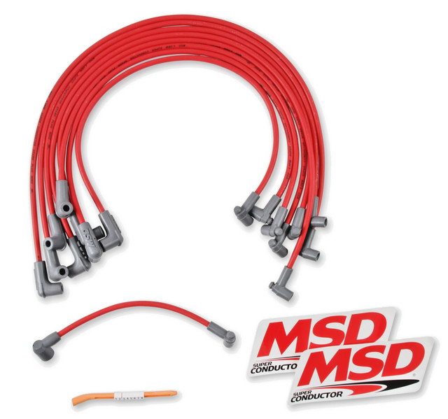 MSD 35599 Super Conductor 8.5mm Spark Plug Wire Set