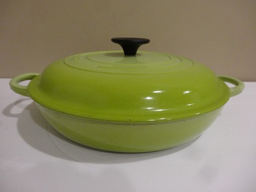 Le Creuset Buffet Casserole # 26 10.5" Lime Green Cast Iron
