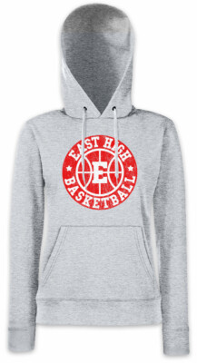 East High Basketball I Damen Hoodie Kapuzenpullover Team School Logo Musical