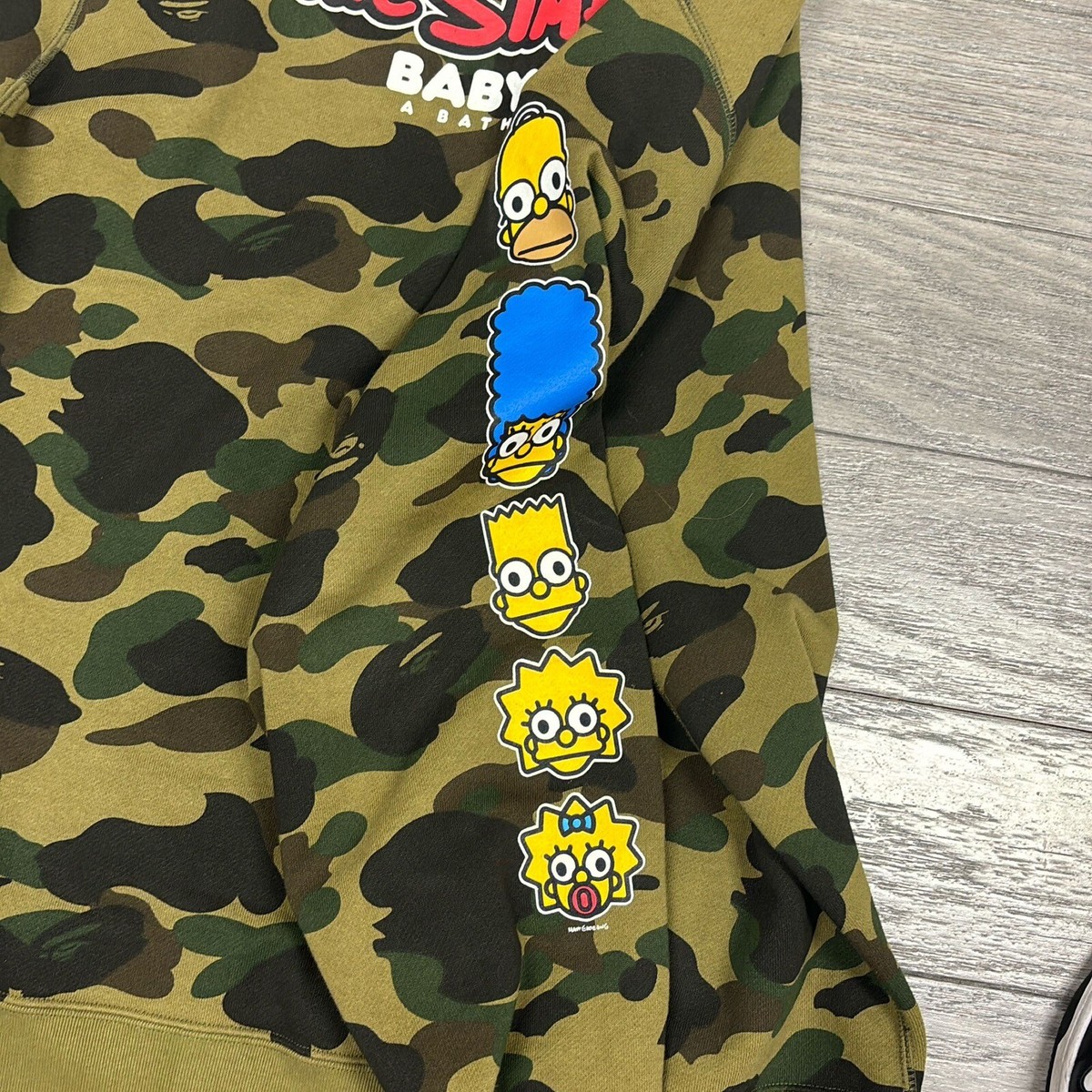 A Bathing Ape “Bape” X Simpsons - FULL ZIP HOODIE 2014 - SIZE XXL