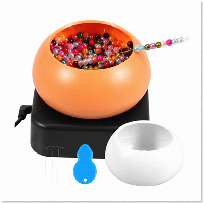 Adjustable Speed Electric Bead Spinner - 3 Needles & Threader - Jewelry Making -