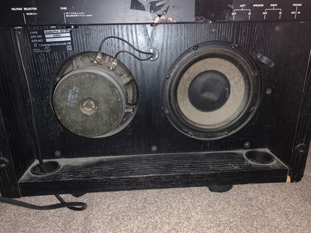 Vintage ace bass audio pro b2-50 subwoofer by 3Dgruppen | eBay UK