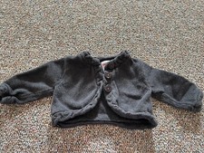 Gymboree Girls Gray Knit Cardigan 6-12M