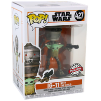 Funko Pop! Vinyl Figur Star Wars 427 IG-11 With The Child Neu Special Edition