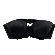 Victoria's Secret Bra Womens 34B Black Floral Lace Coquette Dream Angels Padded