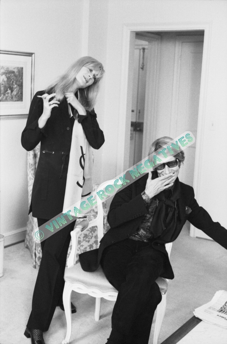 Yves Saint Laurent YSL w/ Betty Catroux NYC '68 Fine Art Archival