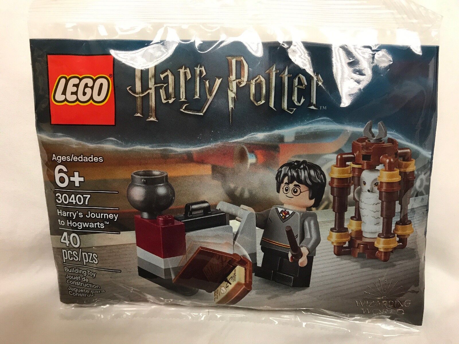 New Sealed LEGO Harry Potter 30407 Harry's Journey to Hogwarts Hedwig 40 pcs