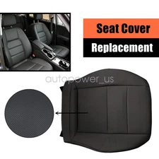 2008-2015 fits Mercedes Benz GLK 250 350 DRIVER BOTTOM Leather Seat Cover Black