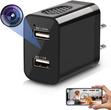 2025 Enhanced 1080P HD Charger and Security Camera with Live Streaming, Motion D