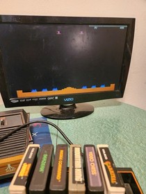 TESTED WORKS GOOD Vintage  Brain Six Pack Select-A-Game RGA-1360 Atari 2600 