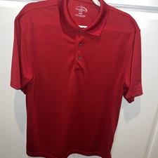 Champions Tour Men's Dark Red Golf Polo Shirt Sz M NWOT