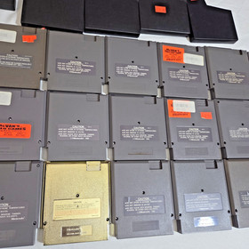 NES Game Lot of 23 NINTENDO Entertainment System Link, Double Dragon, Bart, Blob
