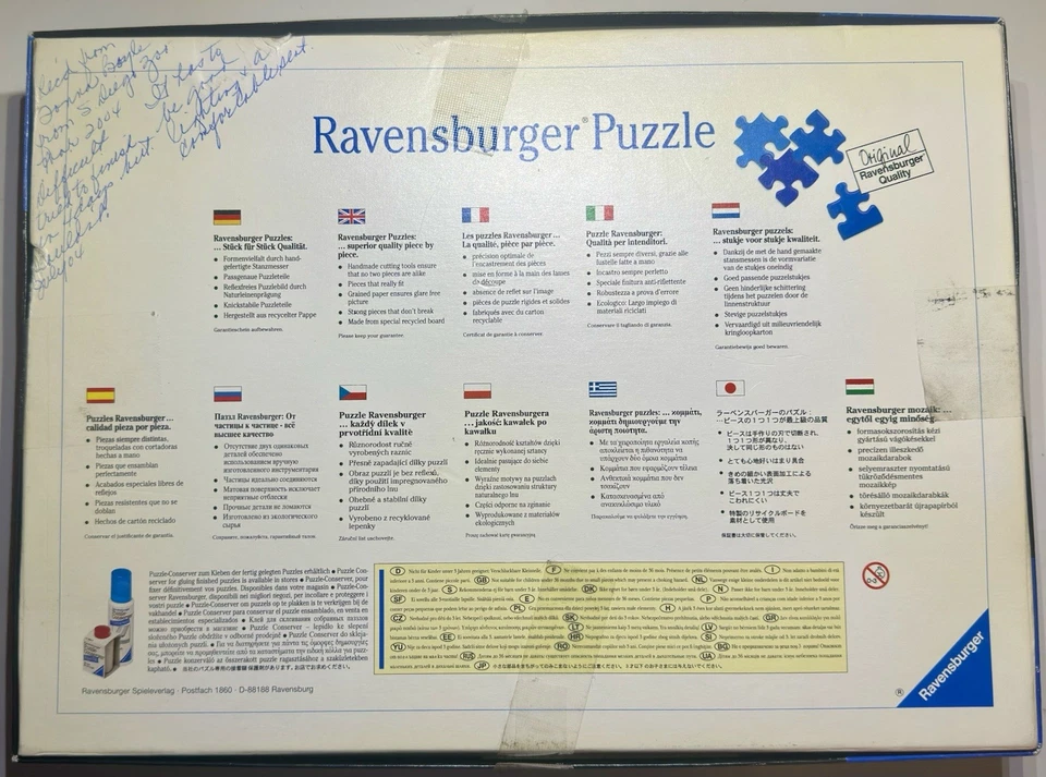 2002 Ravensburger Special Edition Puzzle: A Mother's Love Panda NEW 1000 Pieces - Image 2 of 3