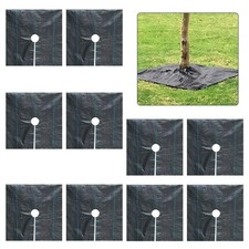 10pz Panno Diserbo PP Nero per Giardino Frutteto Protezione Albero 1 Metro Quadr