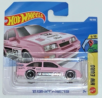 87 Ford Sierra Cosworth Hw Euro JJJ74 N521 Hot Wheels Kartonvers.
