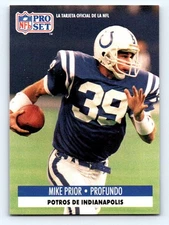 1991 Pro Set Spanish #529a Mike Prior Fresh Break EX-EXMINT