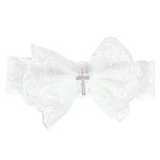 Baby Lace Bow Headband for Girls Breathable Bowknot Hair Bands Toddler Christeni