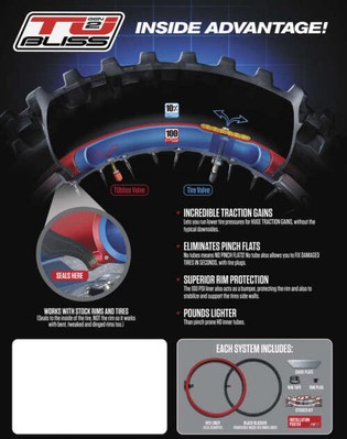 Nuetech TUbliss tubeless tire Kit 18 inch motorcycle 18 TU18 0350-0798 87-0460