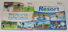 Wii Sports  Wii Sports Resort Cardboard Sleeves ONLY - Replacement Case
