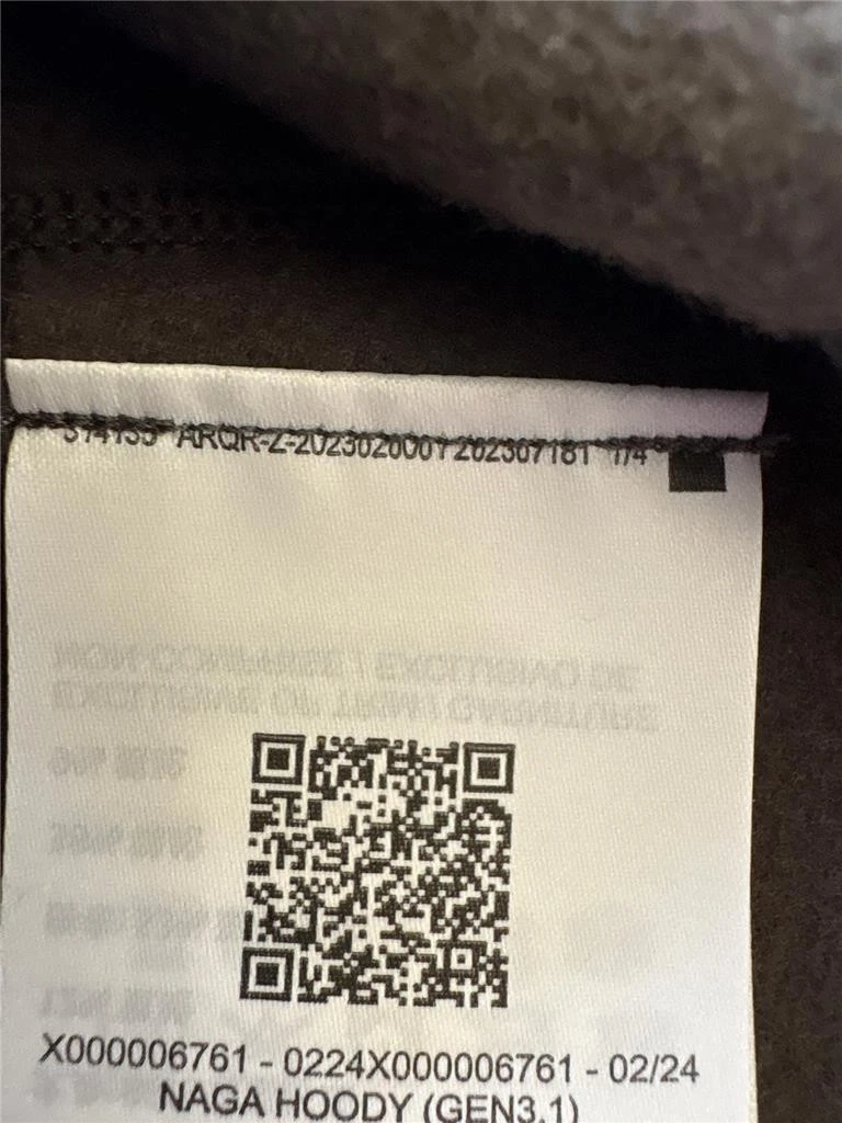 Arc'teryx LEAF Naga 3.1 Pro Hoody Wolf Gray XXL Men Military Spec Sweatshirt image 5