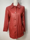 Crazy Horse Women’s  Red Leather Jacket