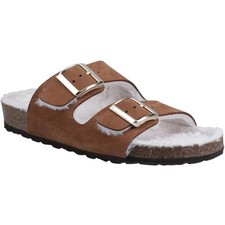 Image of Hush Puppies Jessie Mule Slipper Tan