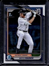 2024 Bowman Draft Bryce Rainer Chrome 1st Prospect #BDC-86 Tigers