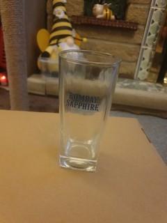 Bombay Sapphire Gin Highball Tall Glass Tumbler
