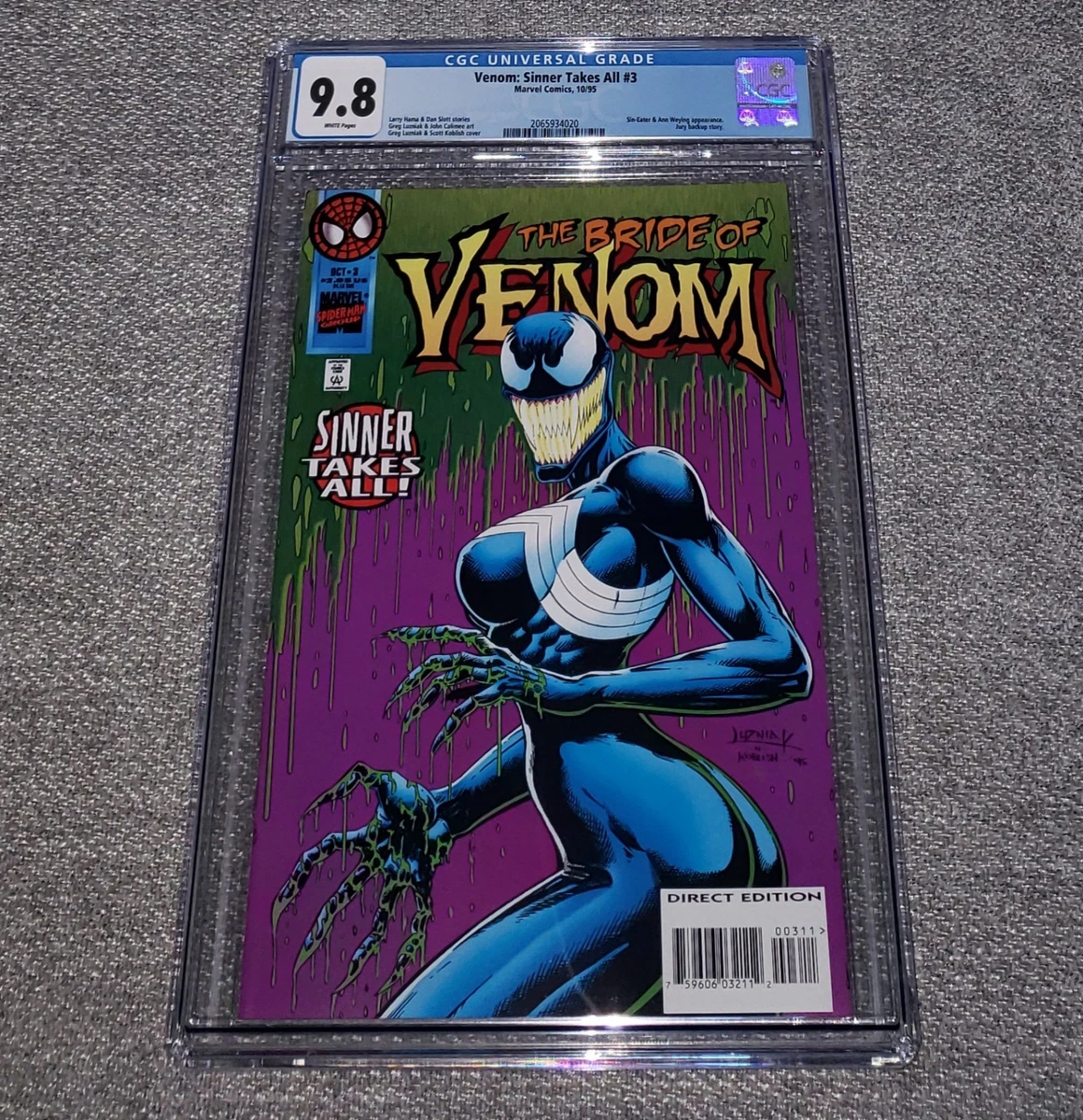 Venom Certified Guaranty Company (CGC) 9.8 Near Mint/Mint Comics