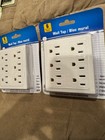 New 2 PACK Outlet Wall Tap 2 To 6 Adapters - Multi Plug Power Splitter Intertek — photo 3