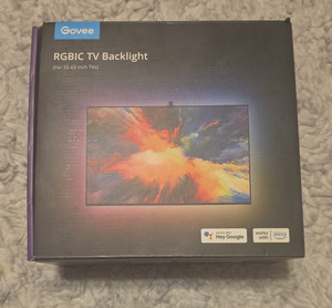 Govee RGBIC LED TV Backlight Strip Kit H6199 Alexa Google Multicolor