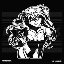 Evangelion - Asuka - Anime Laptop Car Vinyl decal sticker