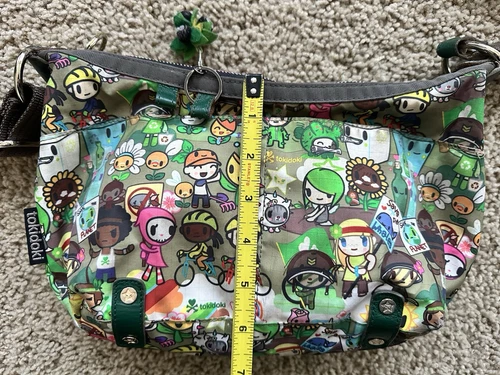 Tokidoki LeSportsac Crossbody Bag Eco Mondo Save The Planet Save Whales Rare - Picture 21 of 21