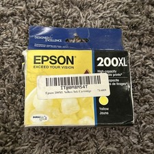 New Genuine Epson 200XL Yellow Ink Cartridge, WorkForce WF-2520