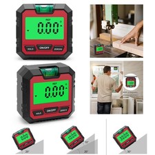 360 LCD Magnetic Digital Inclinometer Protractor Level Box Gauge Angle FinderjV