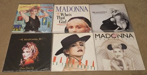 6 x Madonna 12 Singles Vinyl Records Job Lot Bundle