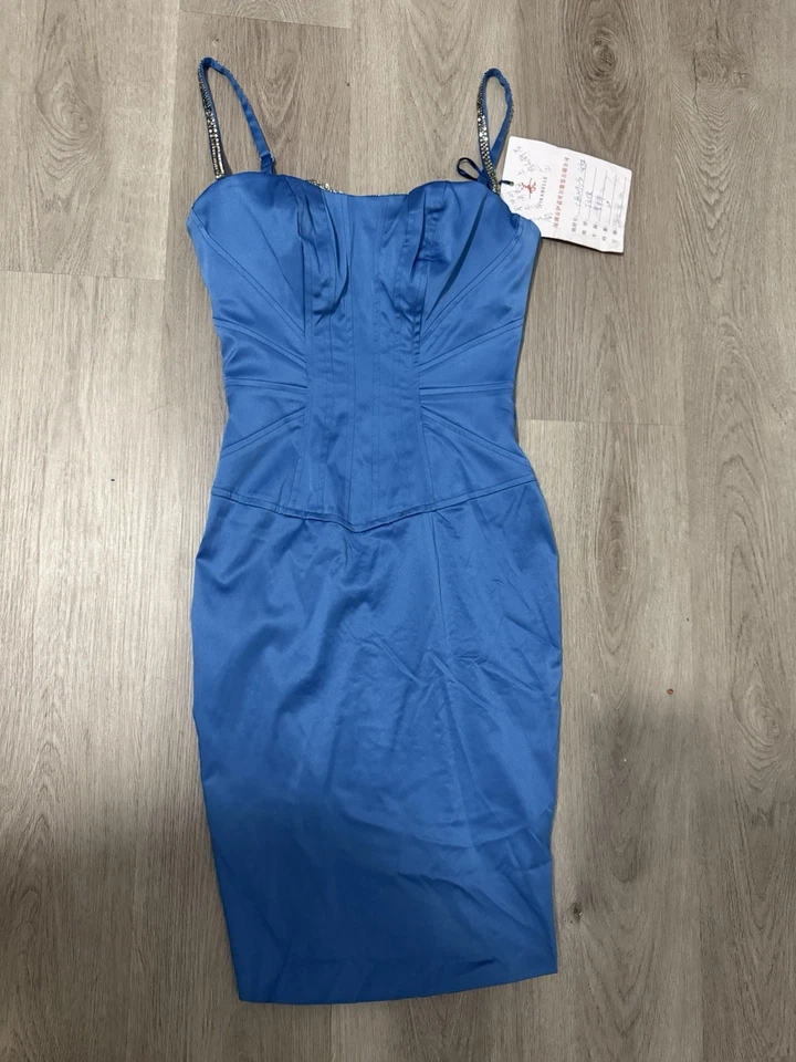 Vestido corsé Mandalay azul nuevo con etiquetas Foto 2 de 4