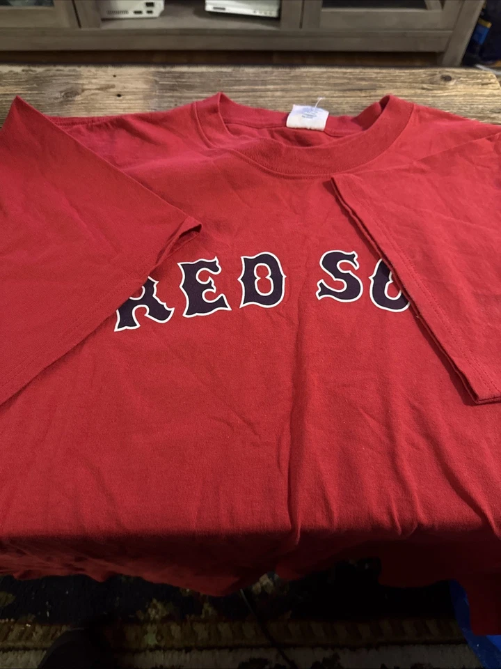 Camiseta deportiva vintage de David Ortiz de los Boston Red Sox XXL roja majestuosa #34 Foto 3 de 4