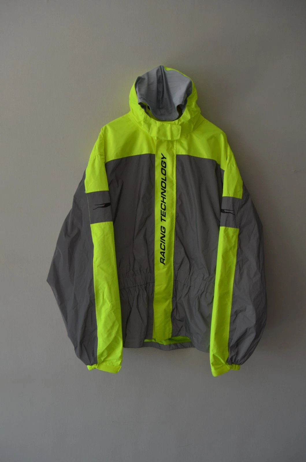 Giacca con cappuccio uomo FLM riflettente XXL (come un tipo Balenciaga Vetements Supreme)