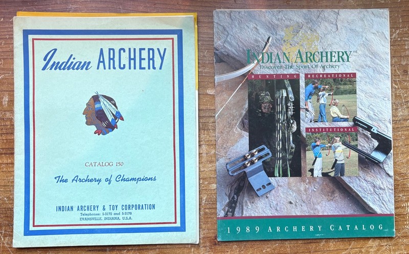 Indian Archery Catalogs,   8   Various Years including 91, 92, 77, 89