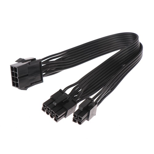 CPU 8Pin Female to CPU 8Pin ATX 4Pin Male Power Supply Converter Adapter CabBZ0 - Afbeelding 2 van 7