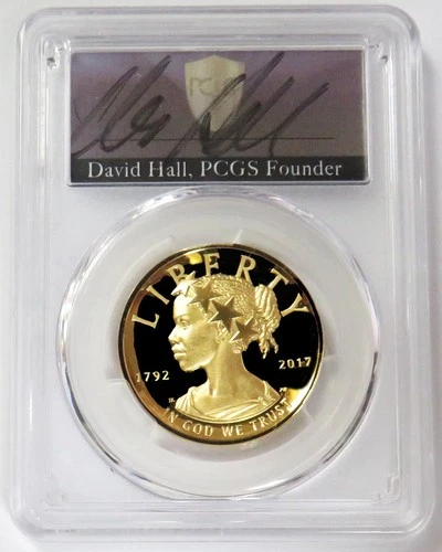 2017 W (2024) GOLD HALL SIGNED $100 LIBERTY 1oz PCGS PR 70 DCAM WP MINT HOARD