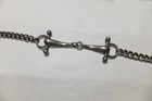 VINTAGE ANTIQUE  SILVER POCKETWATCH FOB WITH STYLIZED T-BAR — photo 4