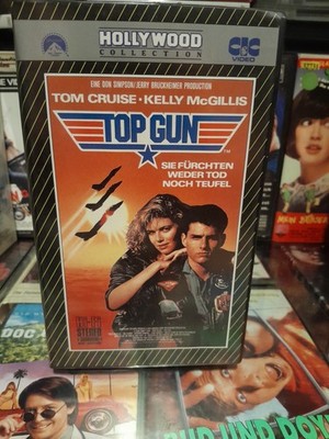 Top Gun VHS Großcover Tom Cruise Kelly Mcgillis Das Original Teil 1 Von Maverick