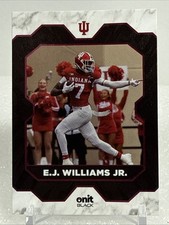 2025 Onit Black Indiana Hoosiers - Pink Parallel #P-16 E.J. Williams 119/150